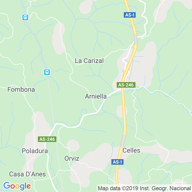 Código Postal de Arniello en Asturias
