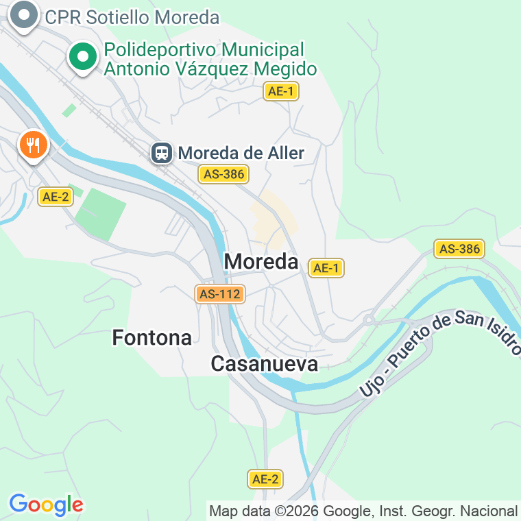 Código postal de Tornos, los (moreda) en Asturias