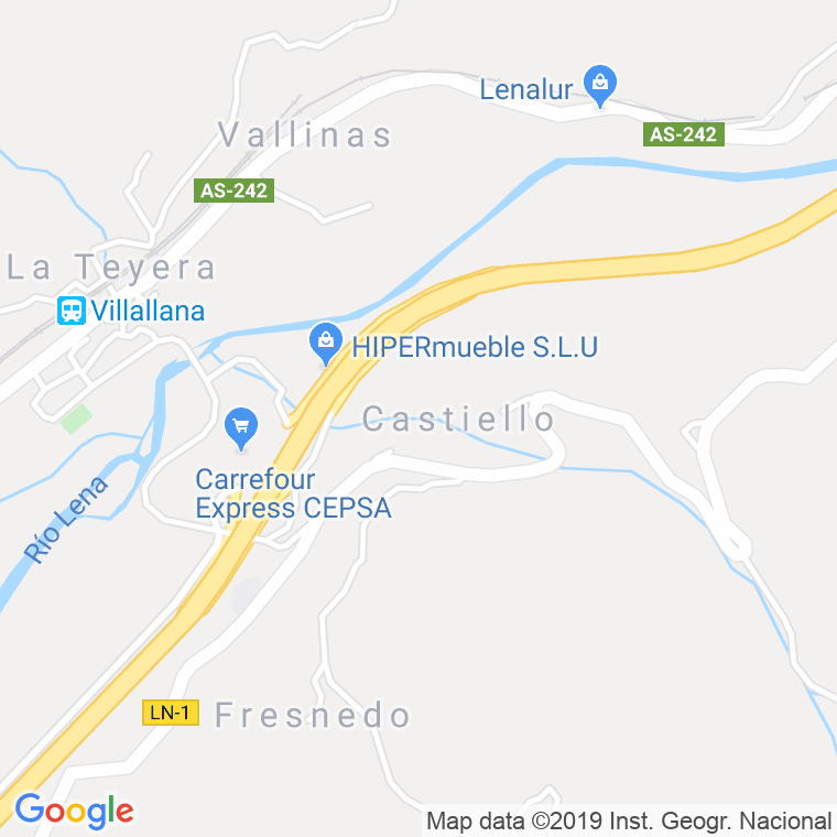 Código Postal de Castiello (Villallana) en Asturias