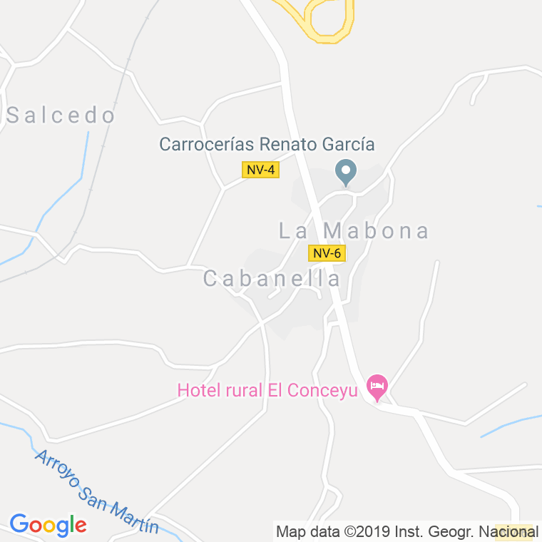 Código Postal de Cabanella en Asturias