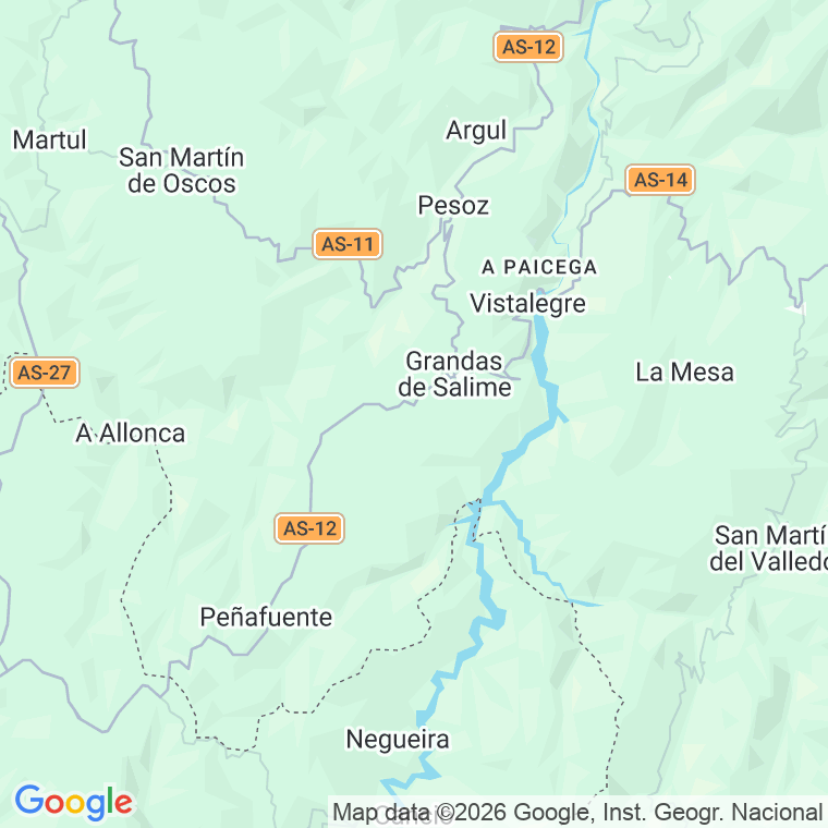 Código postal de Grandas de Salime en Asturias