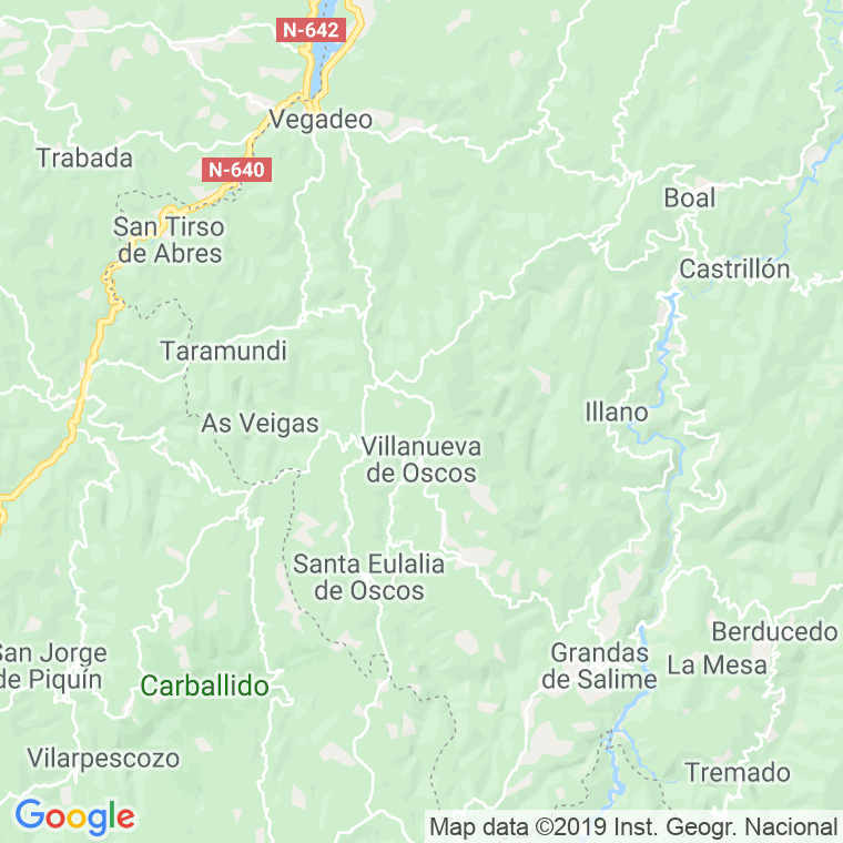 Código Postal de Valia La en Asturias