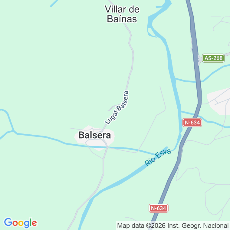 Código postal de Lugar Balsera en Balsera