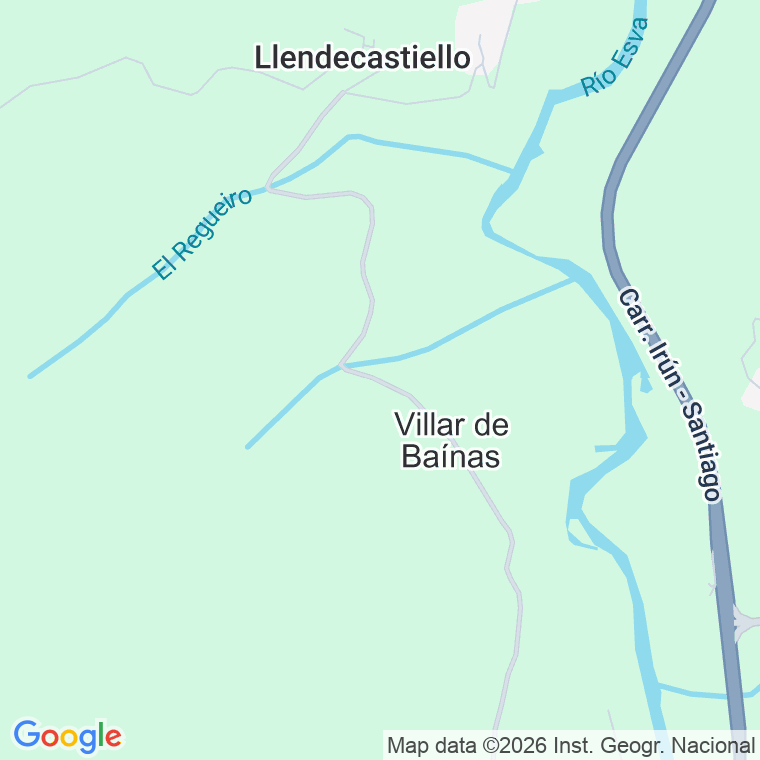 Código postal de Lugar Villar de Bahinas en Villar de Bahinas