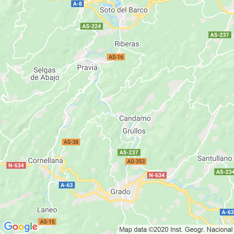 Código Postal de Vallina, La (Candamo) en Asturias