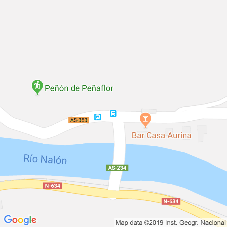 Código Postal de Puente De Peñaflor en Asturias