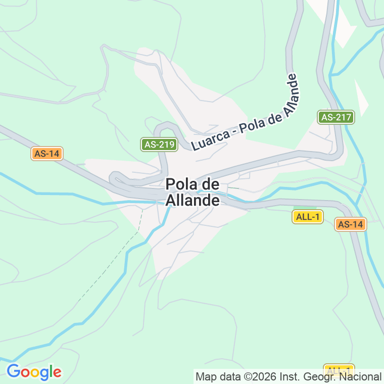 Código postal de Robledo (pola de Allande) en Asturias