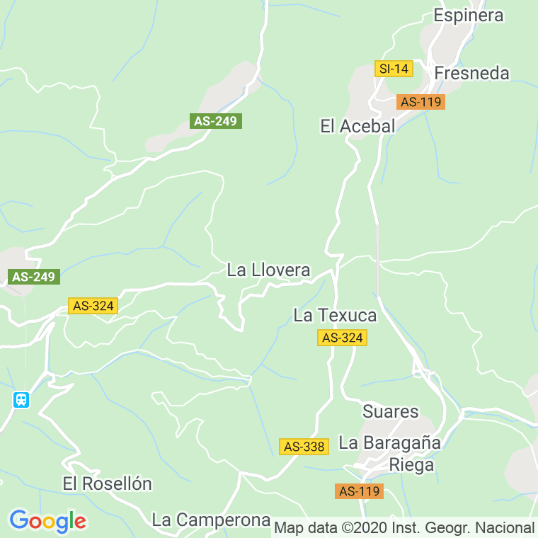Código Postal de Llovera, La (Siero) en Asturias