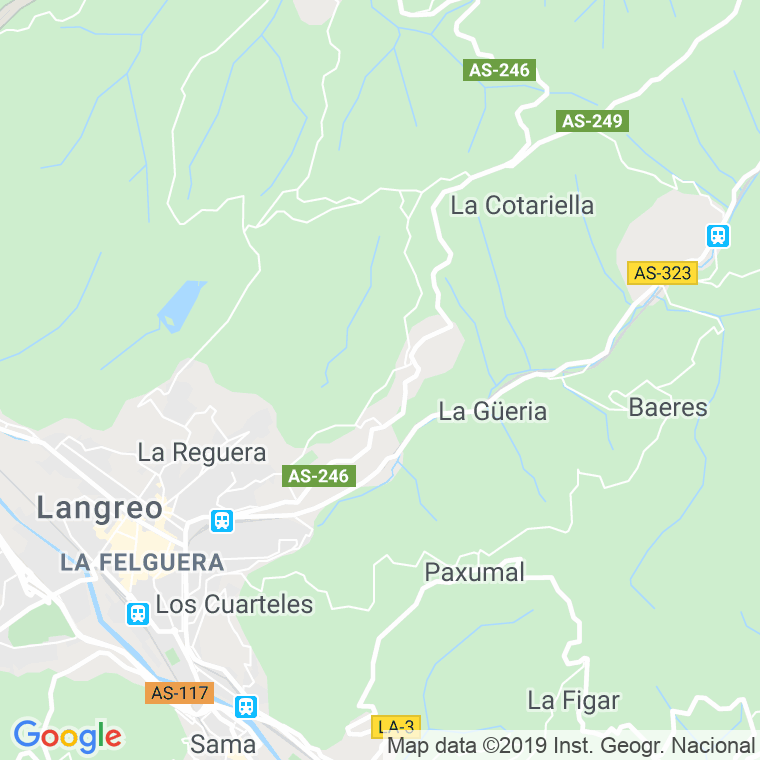 Código Postal de Pando (Langreo) en Asturias