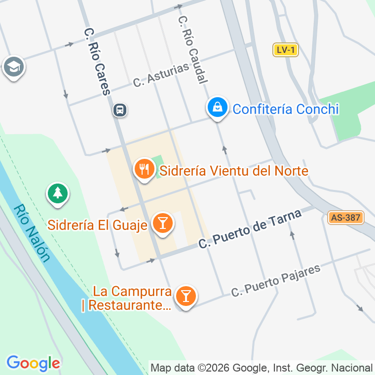 Código postal de Calle Palomares los en Pola de Laviana