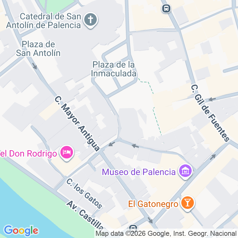 Código postal de Calle Santo San Pedro en Palencia