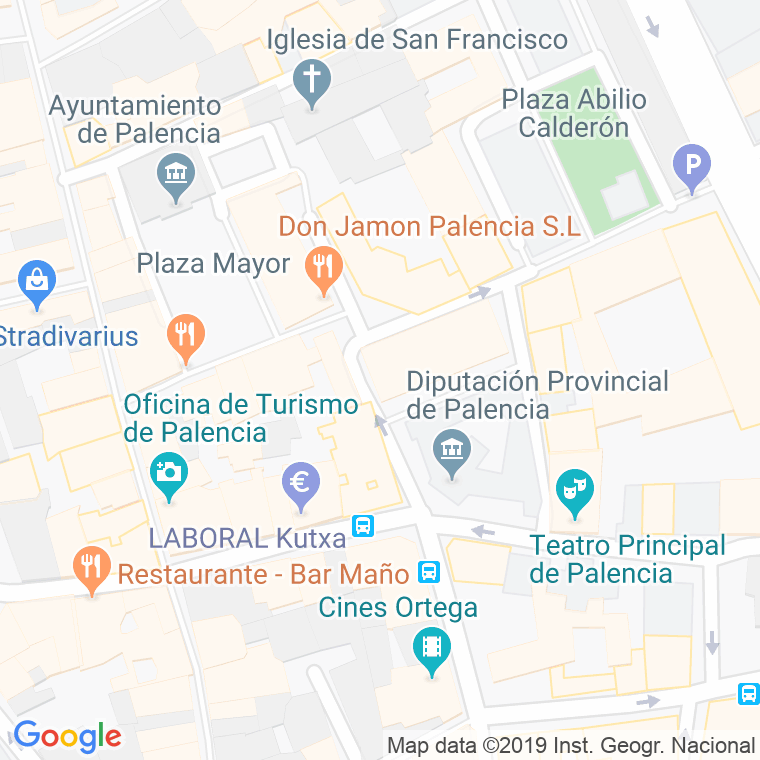 Código postal de Abastos, De, Mercado en Palencia