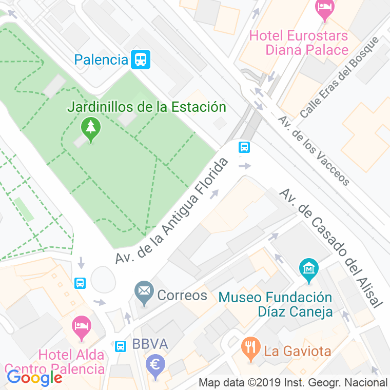 Código postal de Antigua Florida, de La, Avenida en Palencia