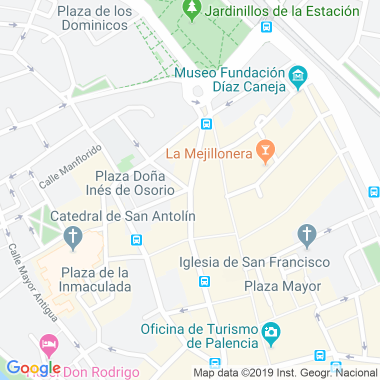 Código postal de Antonio Maura en Palencia