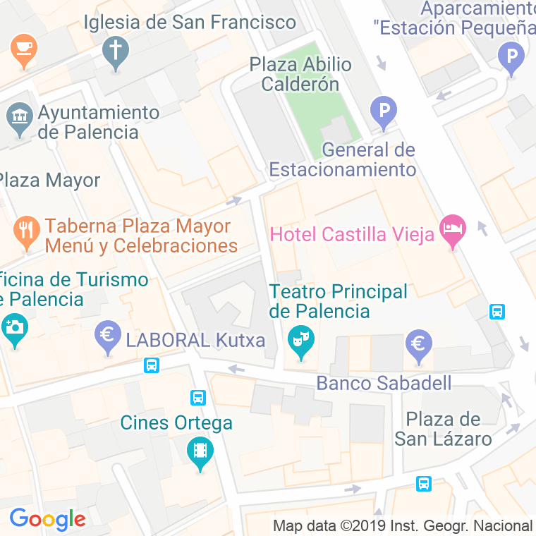 Código postal de Berruguete en Palencia