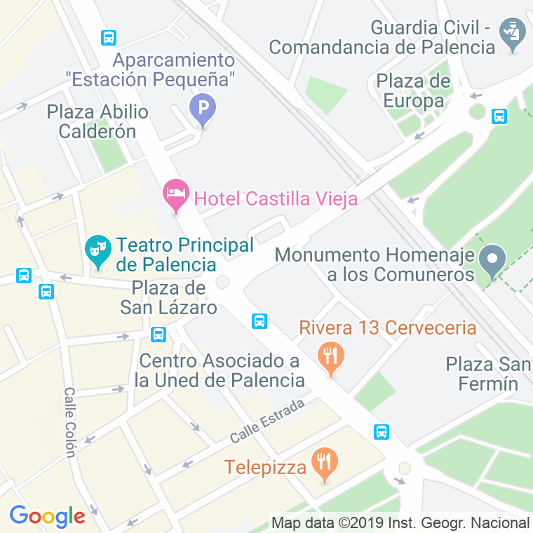 Código Postal calle Doctor Cajal en Palencia
