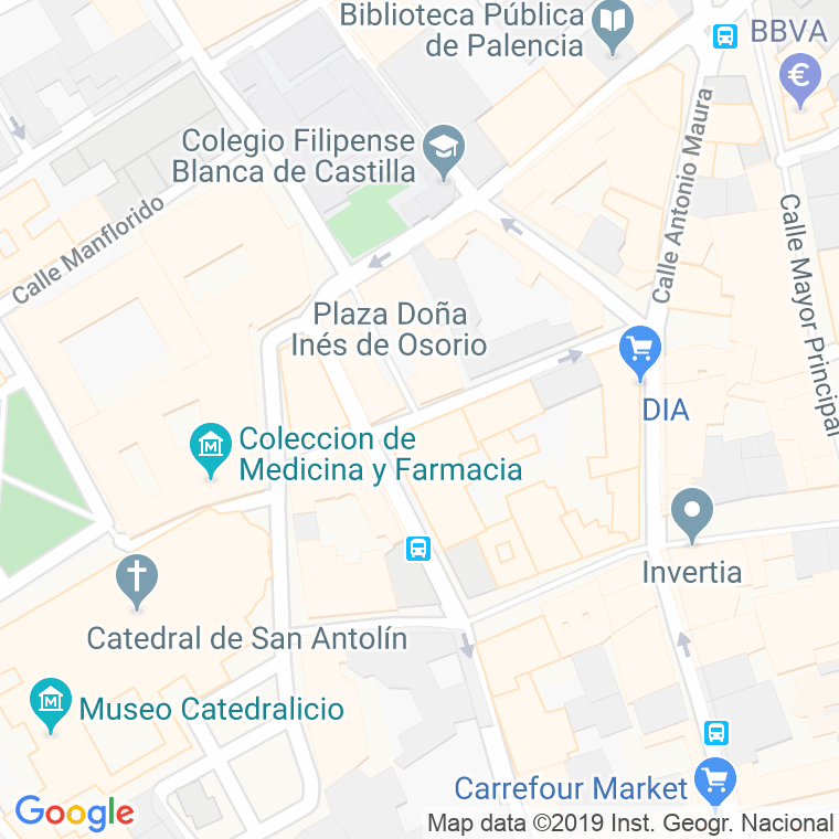 Código postal de Doña Urraca   (impares del 1 al Final)  (pares del 2 al Final) en Palencia