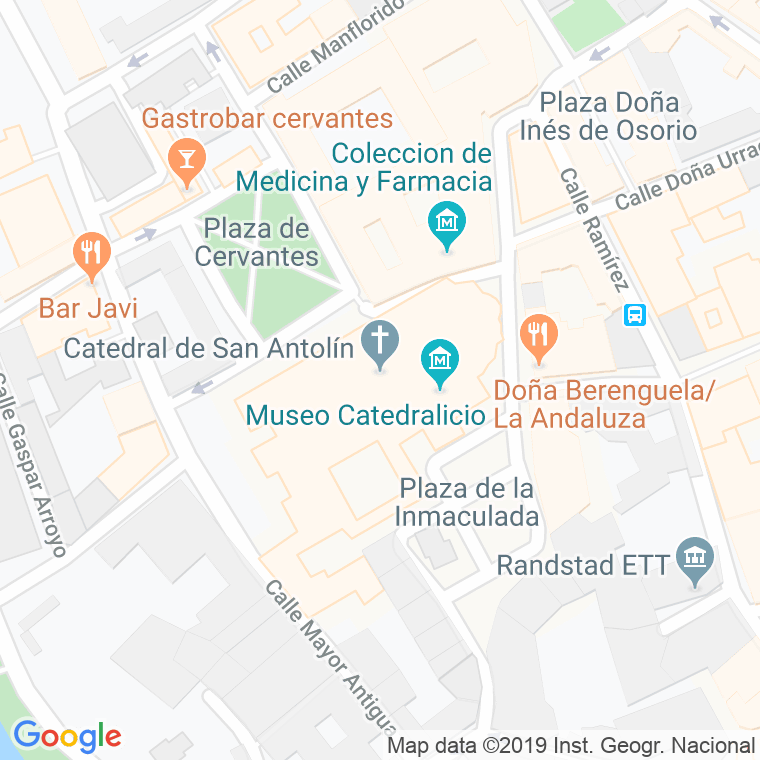 Código postal de Inmaculada Concepcion en Palencia