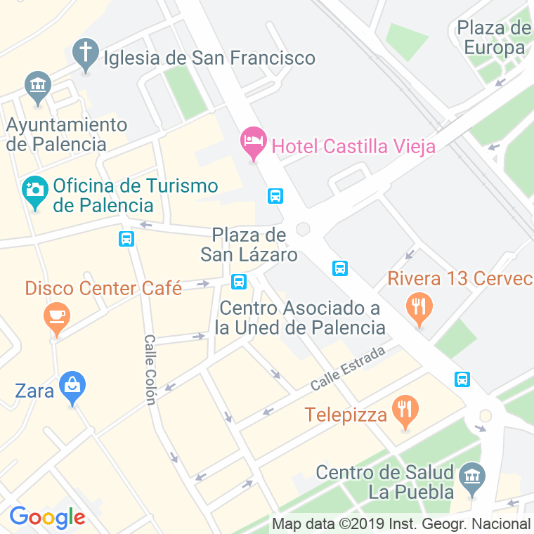 Código postal de San Lazaro, Plaza en Palencia