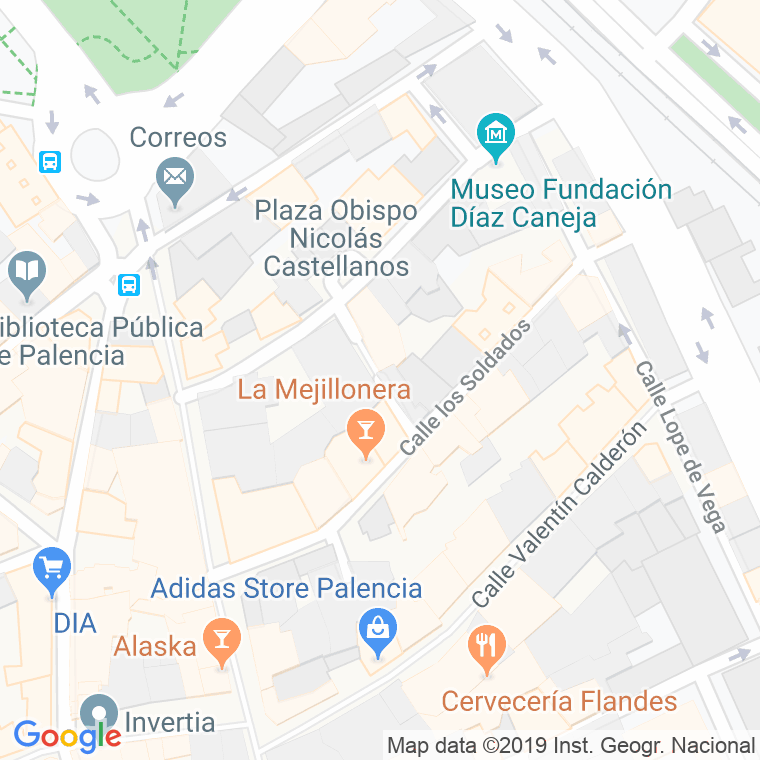 Código postal de Soldados, Pasaje en Palencia