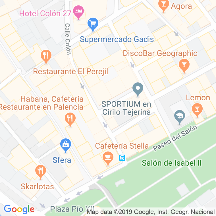 Código Postal calle Cirilo Tejerina (Corral Paredes) en Palencia