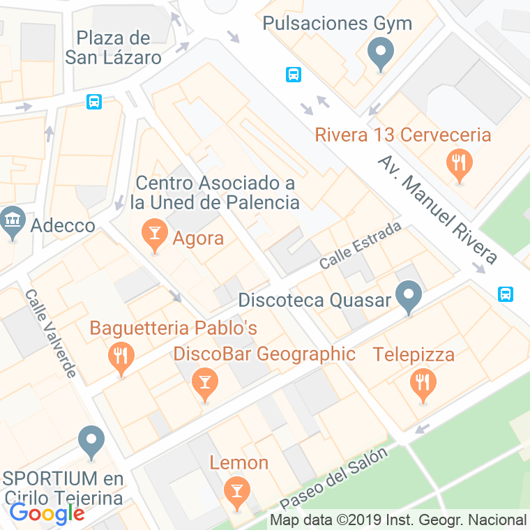 Código Postal calle Puebla, La en Palencia