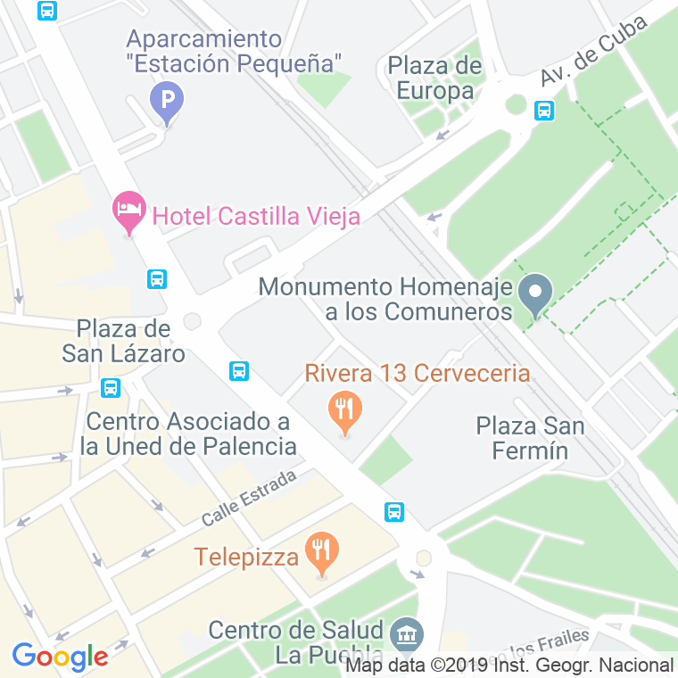 Código Postal calle Romanceros, Los en Palencia