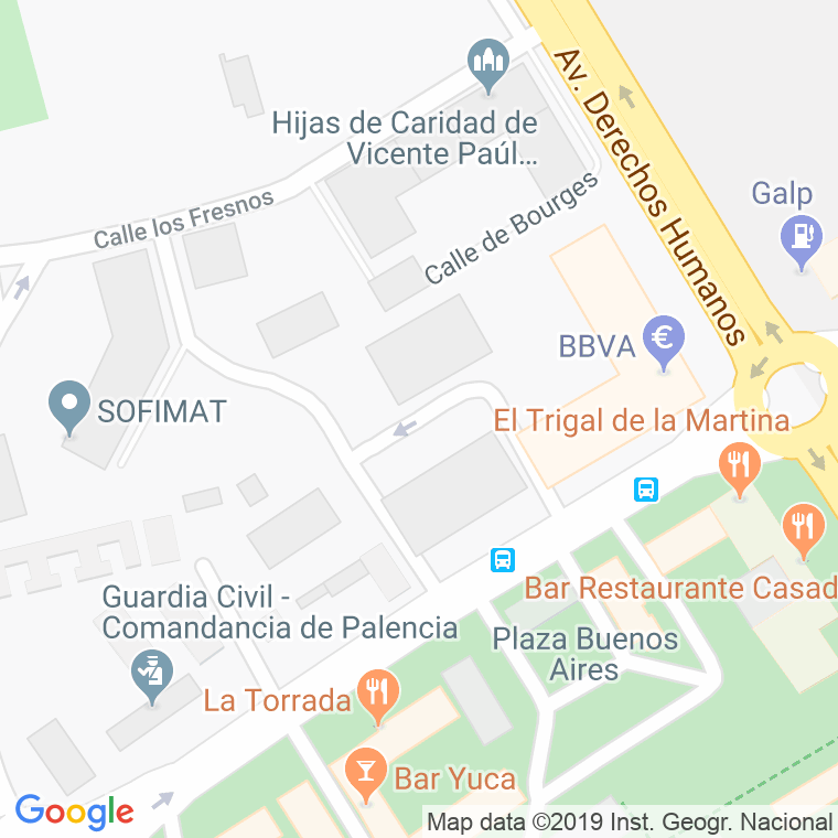 Código Postal calle Independencia, La en Palencia