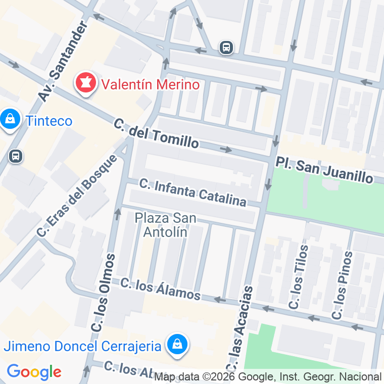 Código postal de Infanta Catalina en Palencia