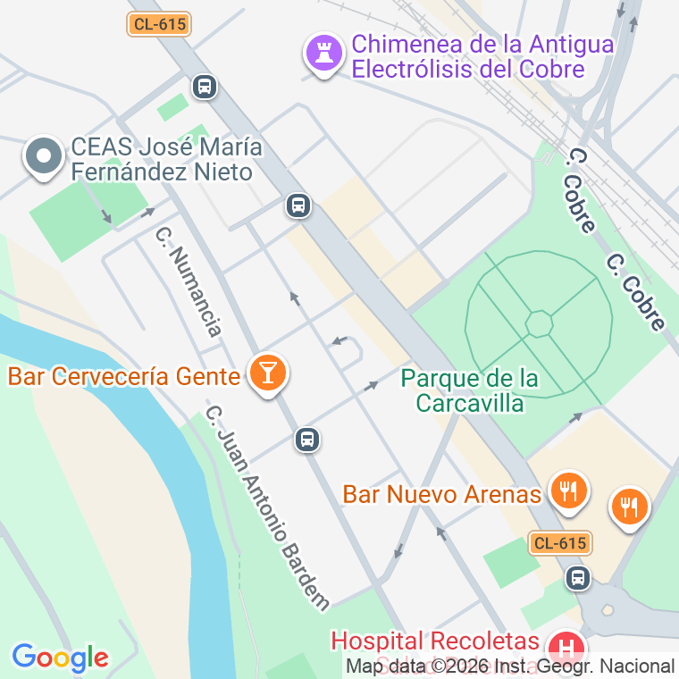 Código postal de Plaza Donantes de Sangre en Palencia