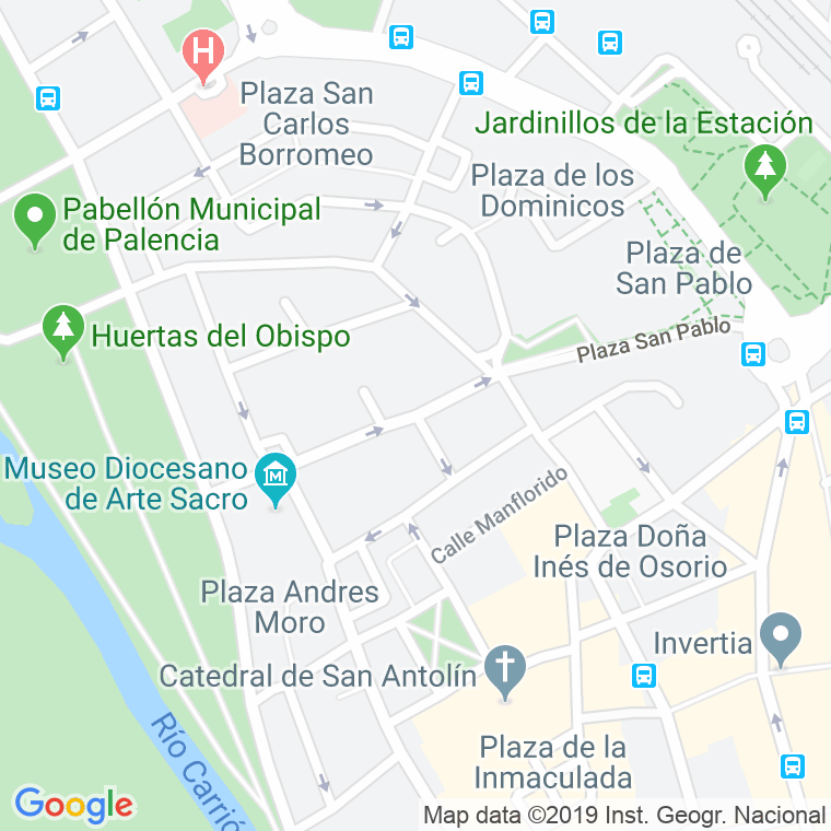 Código Postal calle Luis Guanella en Palencia