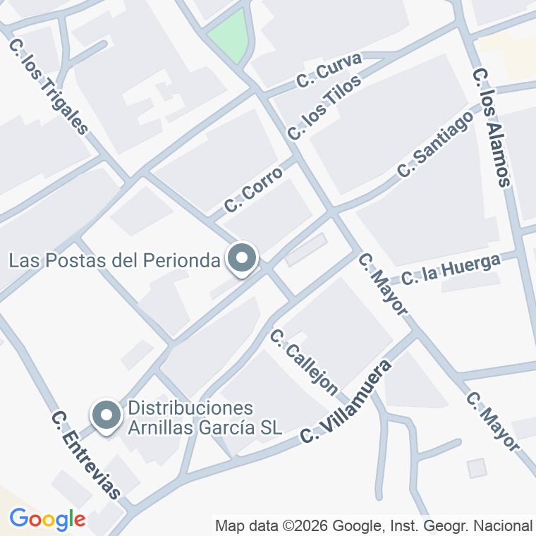 Código postal de Calle Santiago en Calzada de los Molinos