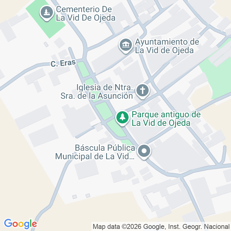 Código postal de Calle General Franco en Vid de Ojeda (la)