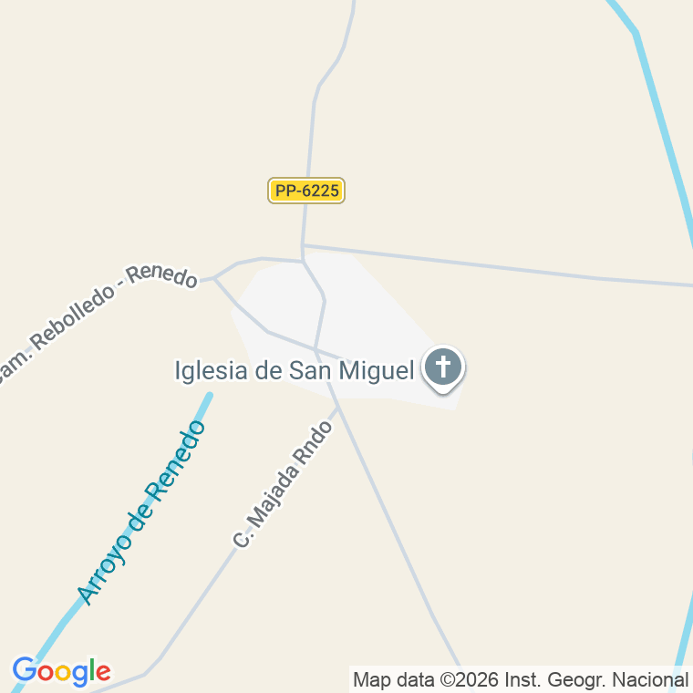 Código postal de Rebolledo de la Inera en Palencia