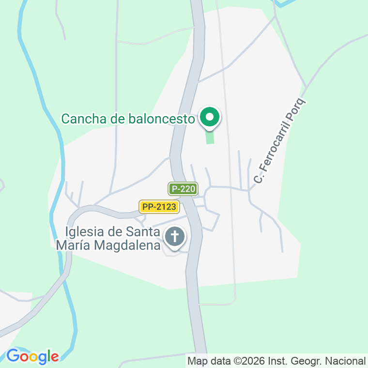 Código postal de Lugar Porquera de Santullan en Porquera de Santullan