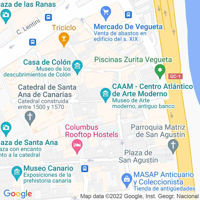 Código Postal calle Balcones, Los en Las Palmas de Gran Canaria