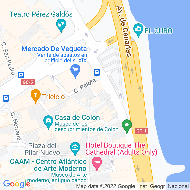 Código Postal calle Botas en Las Palmas de Gran Canaria