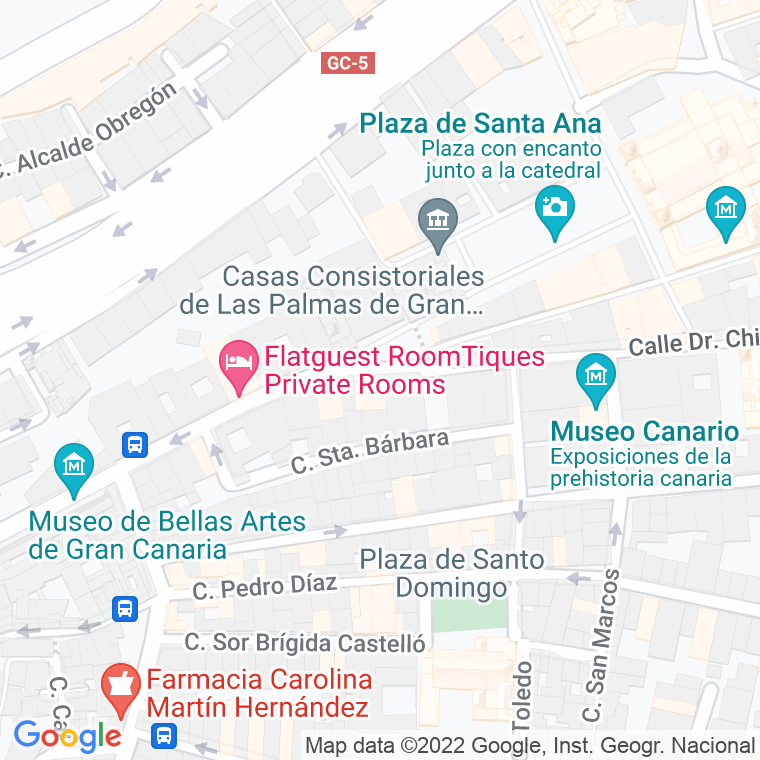 Código Postal calle Castillo en Las Palmas de Gran Canaria