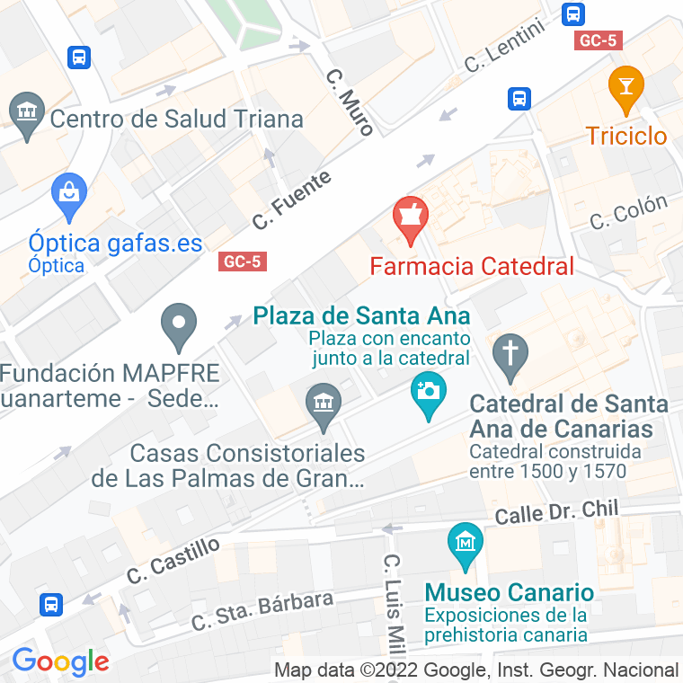 Código Postal calle Frias en Las Palmas de Gran Canaria