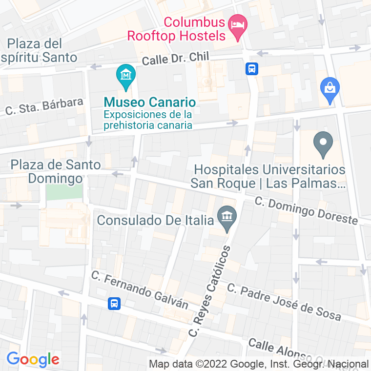 Código Postal calle Garcia Tello en Las Palmas de Gran Canaria
