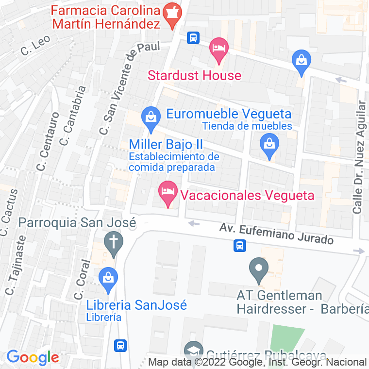 Código Postal calle Joaquin Dicenta en Las Palmas de Gran Canaria