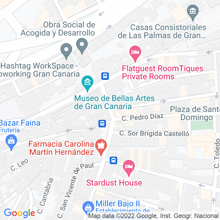 Código Postal calle Sor Jesus en Las Palmas de Gran Canaria