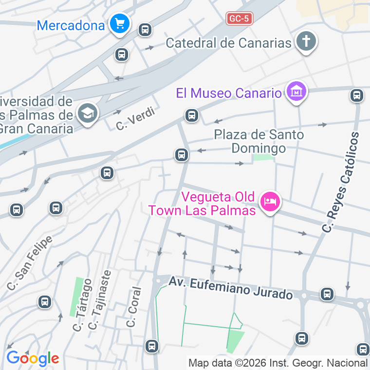 Código postal de Calle Hernan Perez de Grado en Palmas Gran Canaria (las)