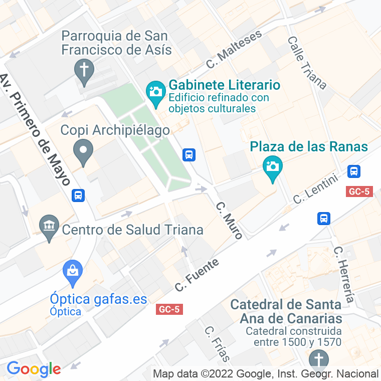 Código Postal calle Alameda De Colon, plaza en Las Palmas de Gran Canaria
