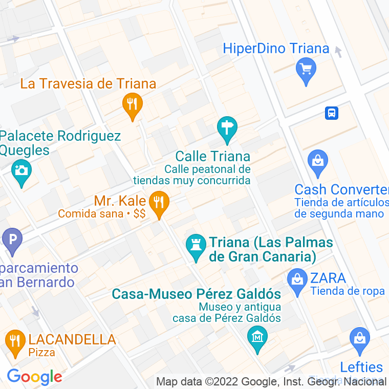 Código Postal calle Arena en Las Palmas de Gran Canaria