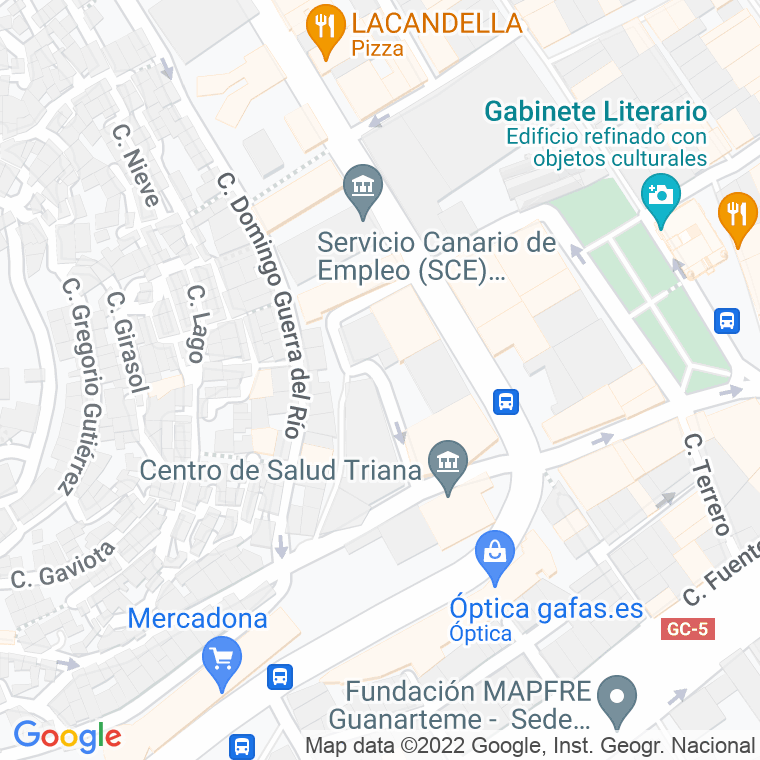 Código Postal calle Concha Espina en Las Palmas de Gran Canaria