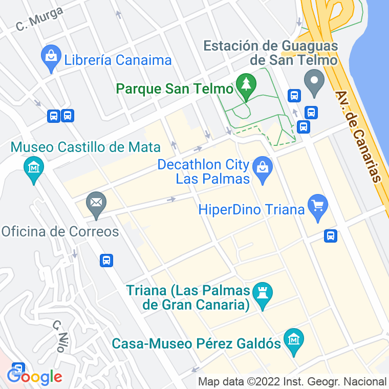 Código Postal calle Domingo J. Navarro en Las Palmas de Gran Canaria