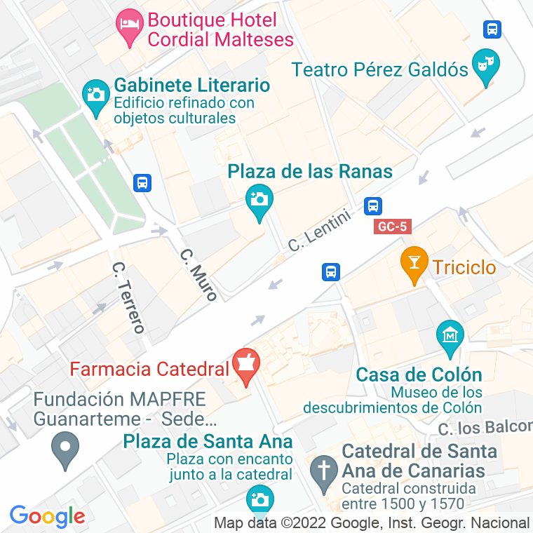 Código Postal calle Hurtado De Mendoza, plaza en Las Palmas de Gran Canaria