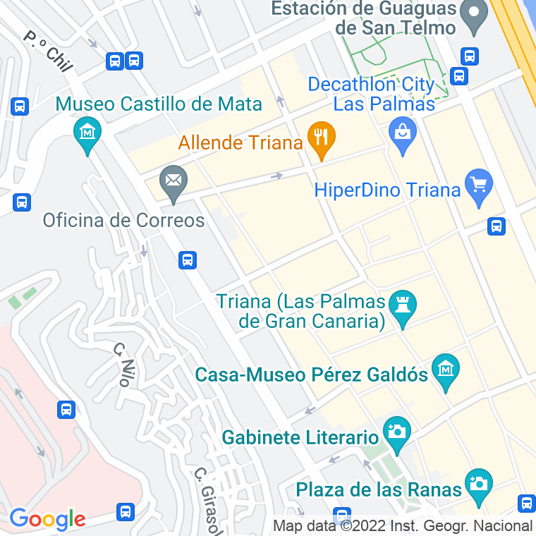 Código Postal calle Perdomo en Las Palmas de Gran Canaria