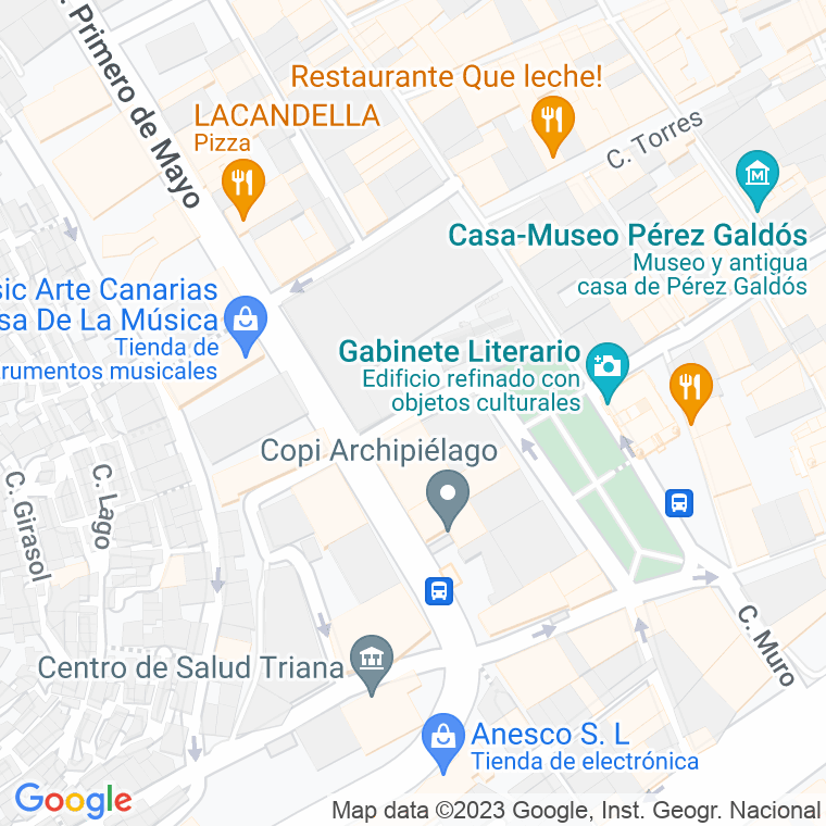 Código Postal calle San Francisco en Las Palmas de Gran Canaria